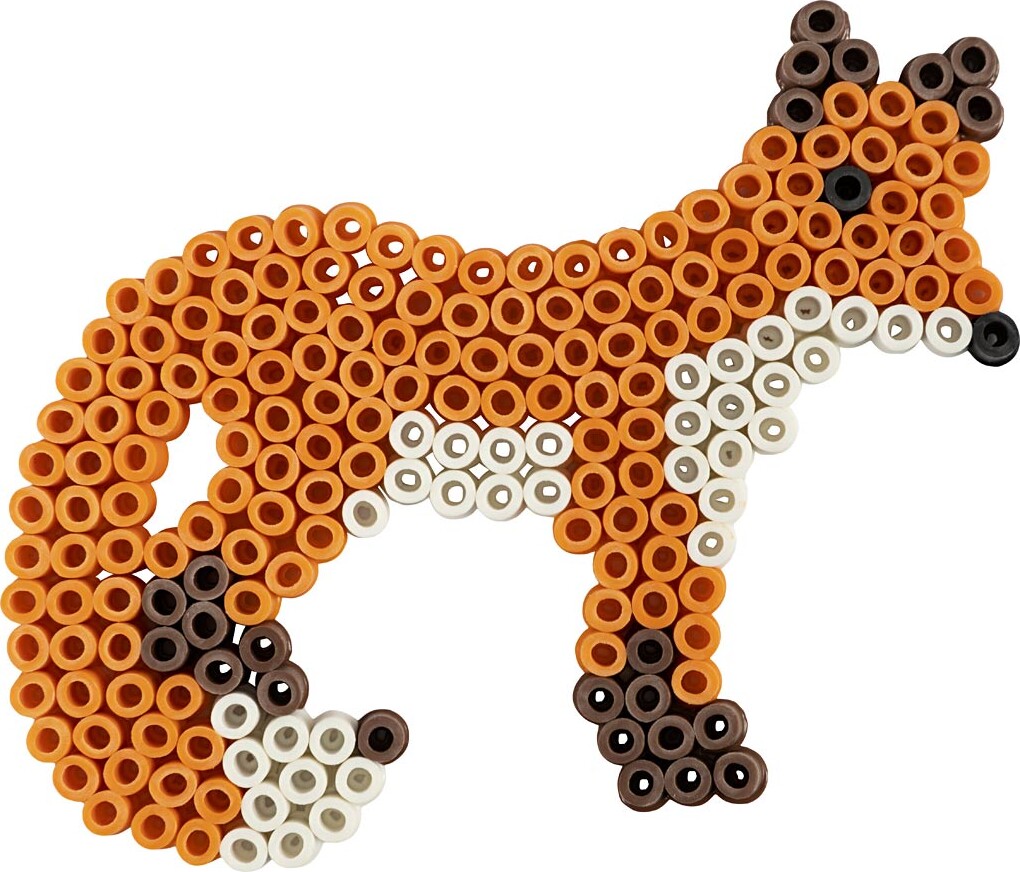 Perleplade - Dyr - Ræv - Medium - Nabbi Biobeads
