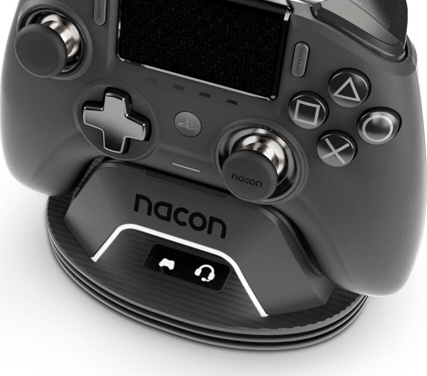 Nacon Charging Station For Headset And Controller Black