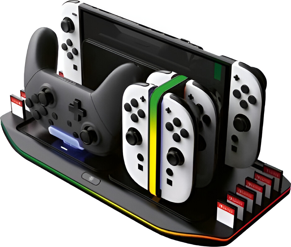 Nacon - Charging Station Xl Til Nintendo Switch Ii - Oplad 4 Joy-Con