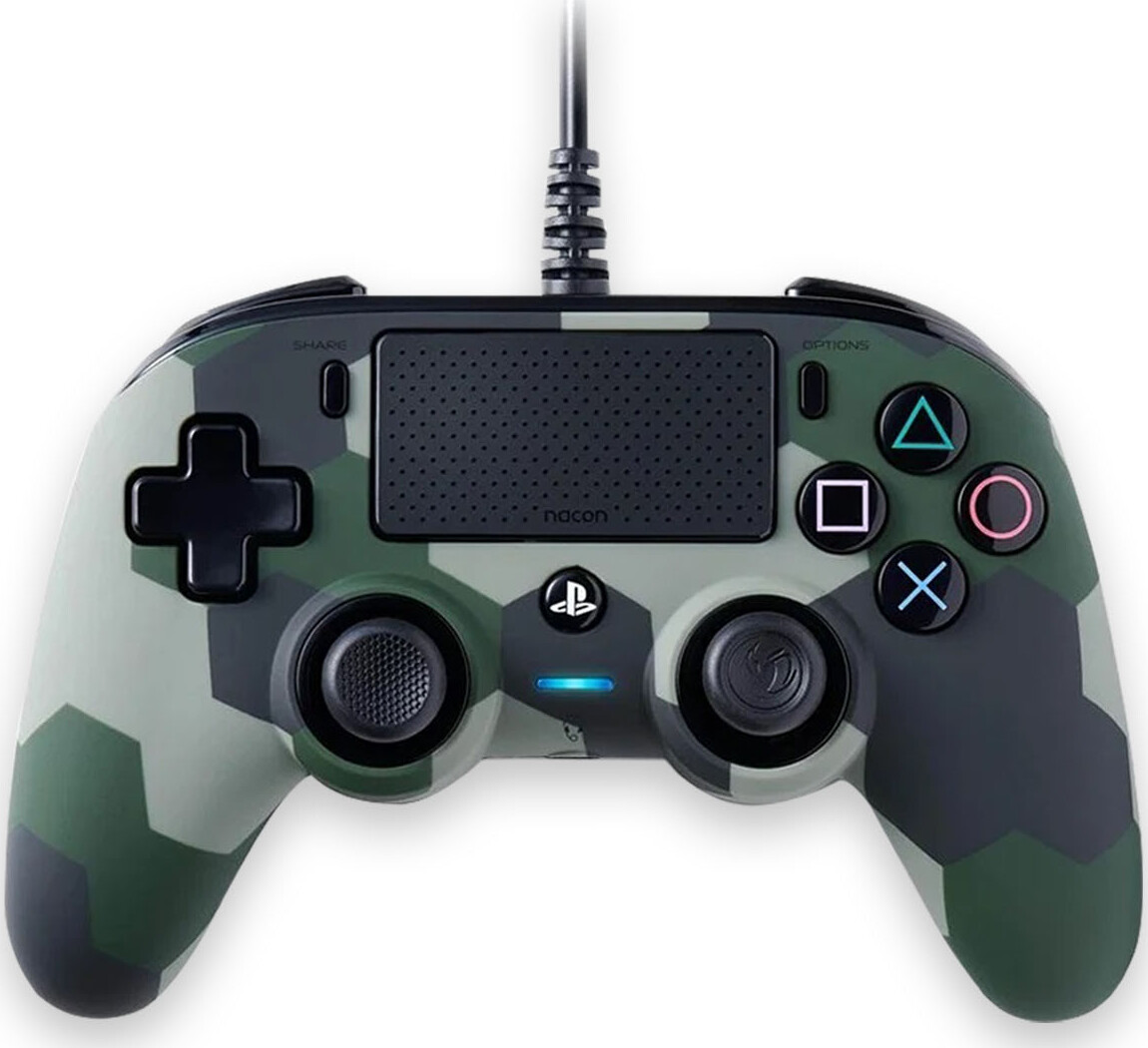 Nacon Ps4 Controller - Kompakt - Grøn Camo