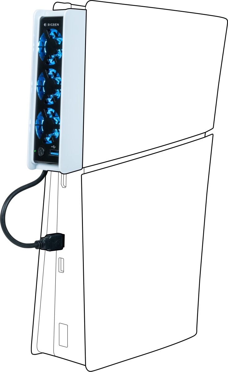 Nacon Cooling Fan Whiteblack Ps5 Slim