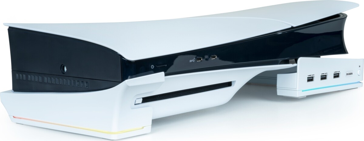 Nacon Horizontal Hub Station Rgbusb Hub White Ps5 Slim