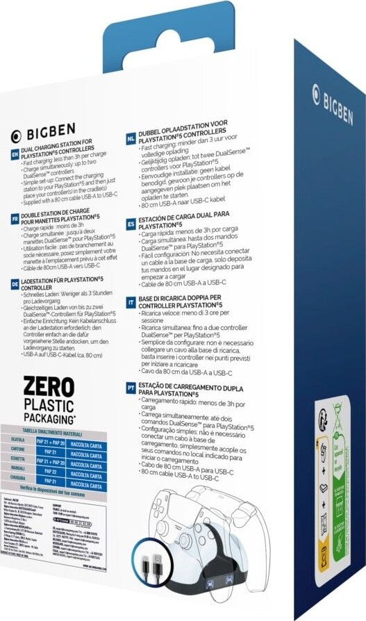 Nacon Playstation Vr2 Dual Charger For Dualsense Ps5