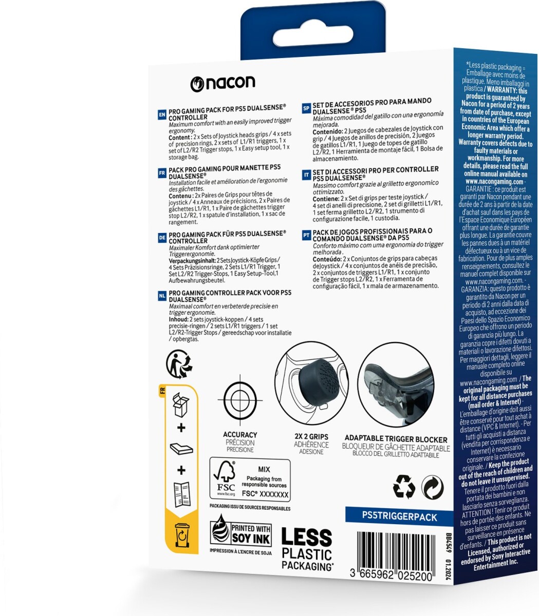Nacon Pro Trigger Pack For Dualsense Ps5