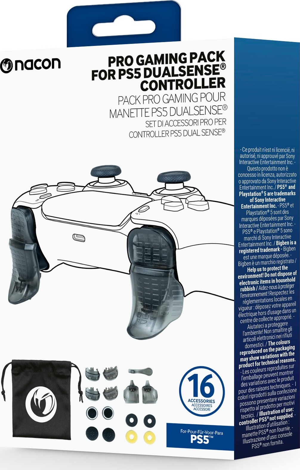 Nacon Pro Trigger Pack For Dualsense Ps5