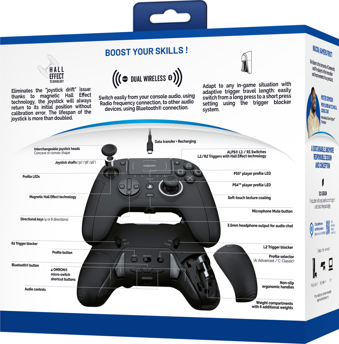 Nacon Ps5 Revolution 5 Pro Controller Black