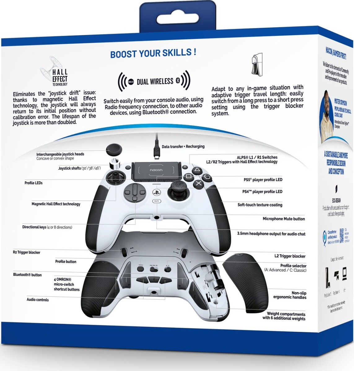 Nacon Ps5 Revolution 5 Pro Controller White