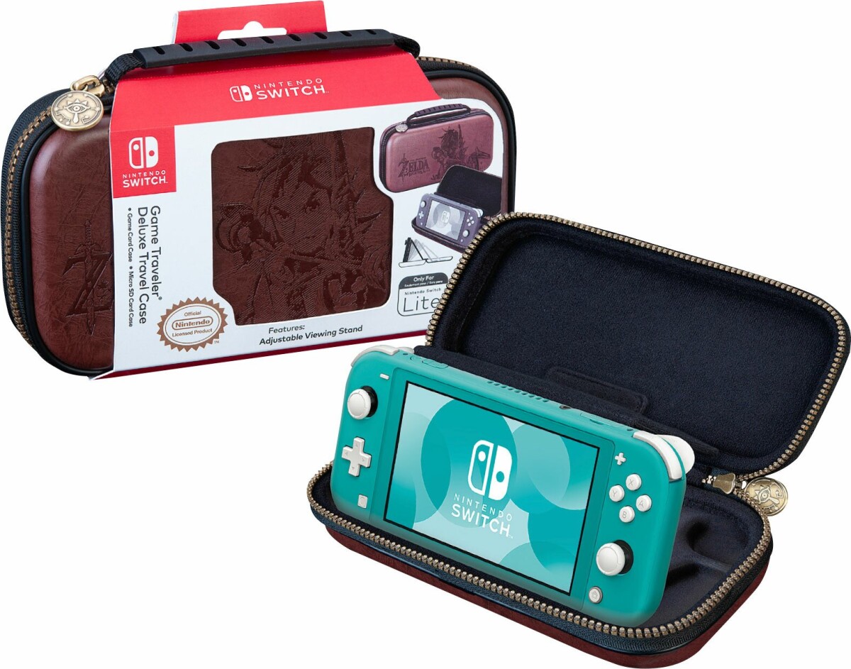 Nacon Switch Lite Travel Case Zelda Brown