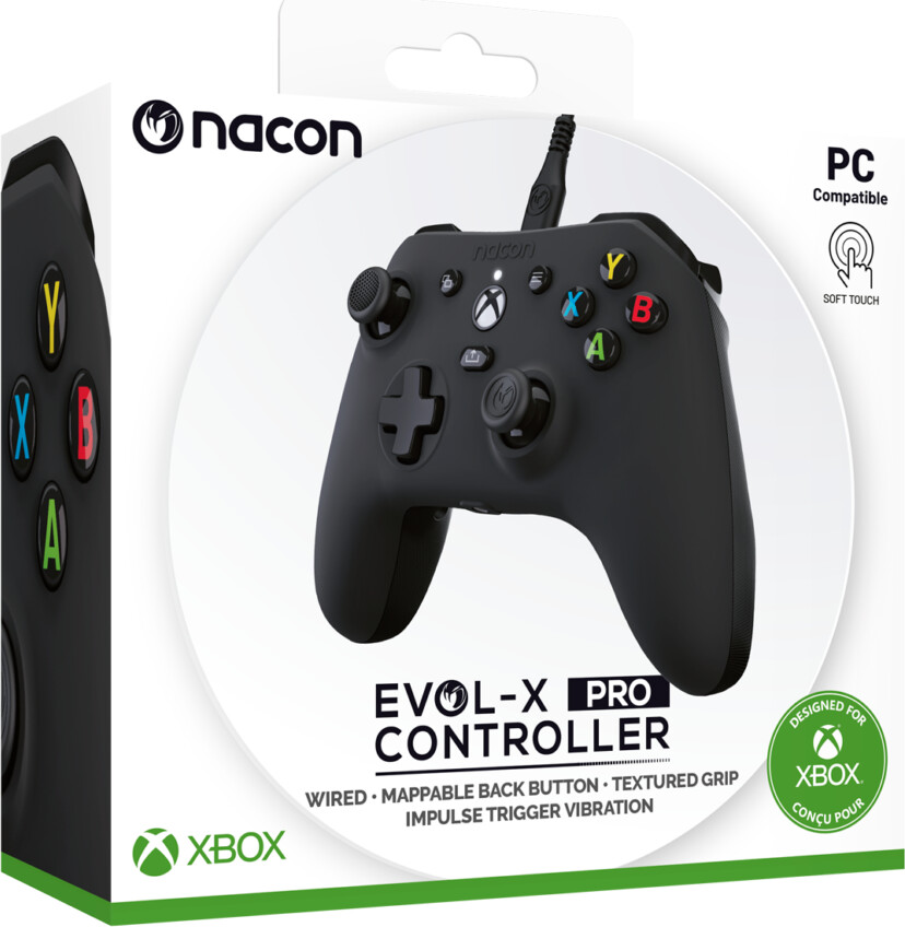Nacon Xbox Evol-X Pro Controller Official Licenseblack