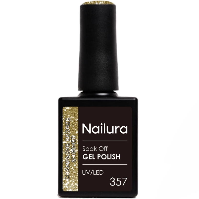 Nailura - Gel Polish 357 - Champagne Bronze Shimmer - 10 Ml