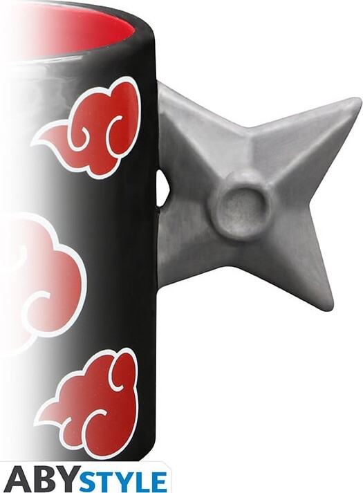Naruto Shippuden - 3D Handle Mug - Akatsuki Shuriken