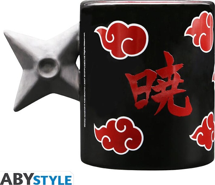 Naruto Shippuden - 3D Handle Mug - Akatsuki Shuriken