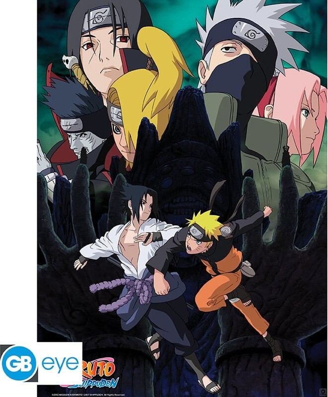 Poster Naruto Shippuden Y Akatsuki | Cuotas sin interés