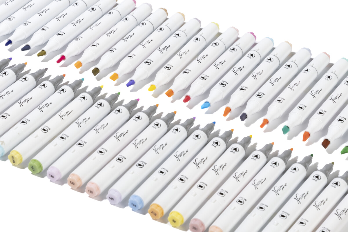 Nassau - Pastel Round Dual Markers 48 Pcs Ar017003