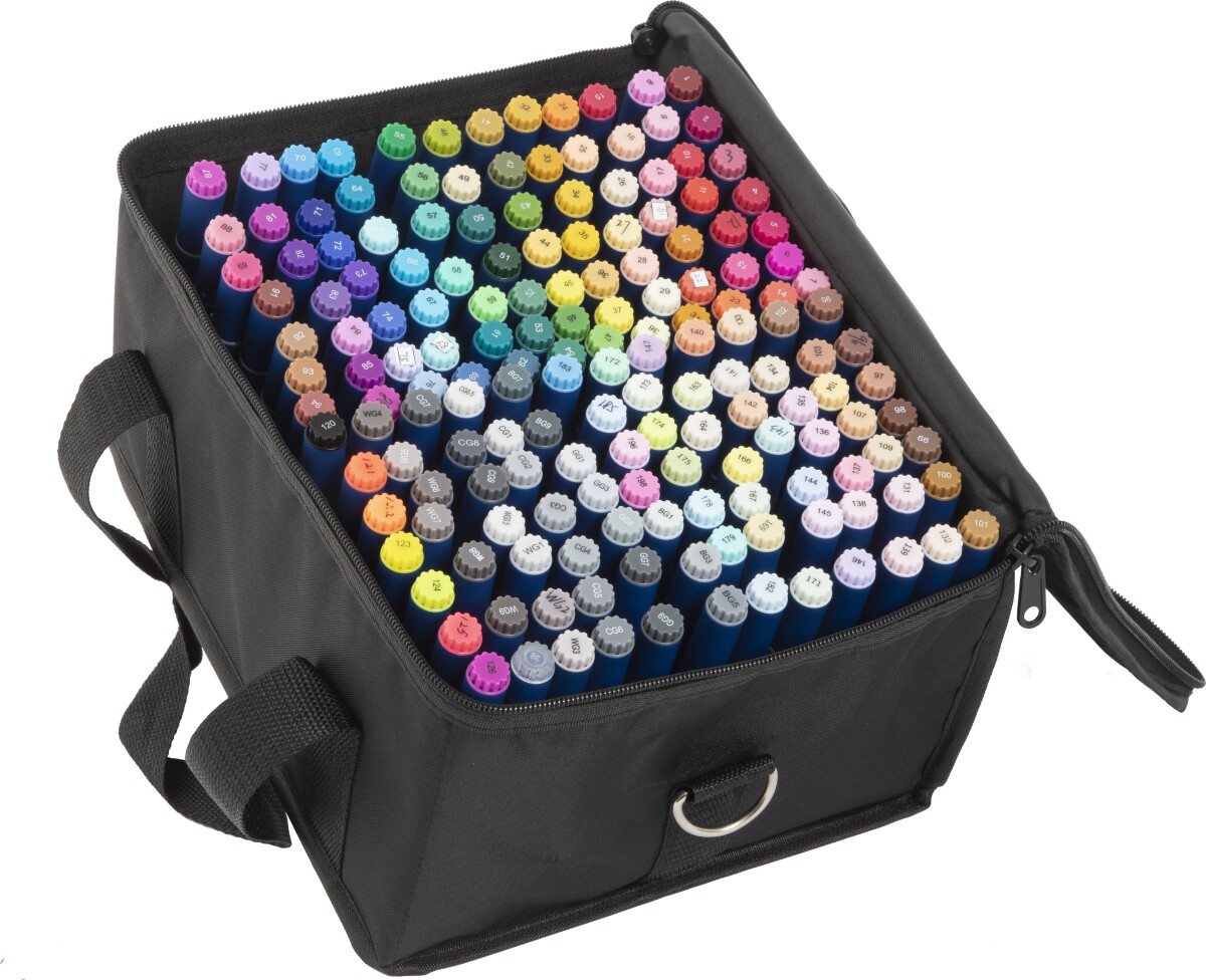 Nassau Fine Art - Runde Dual Markers Premium Tusser - 168 Stk