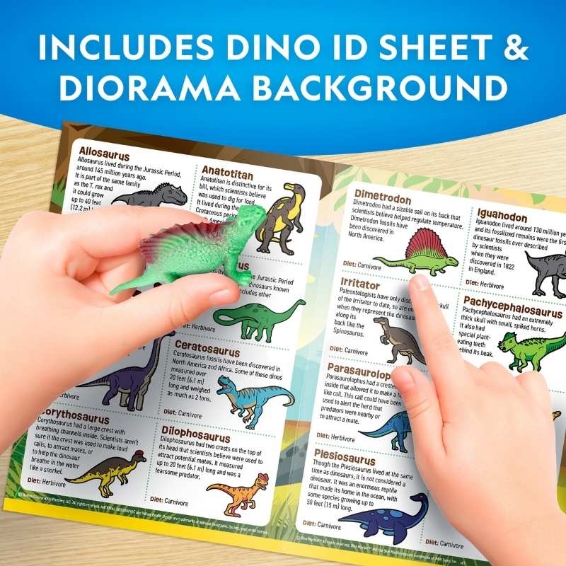 National Geographic Julekalender Med 24 Dinosaur Figurer