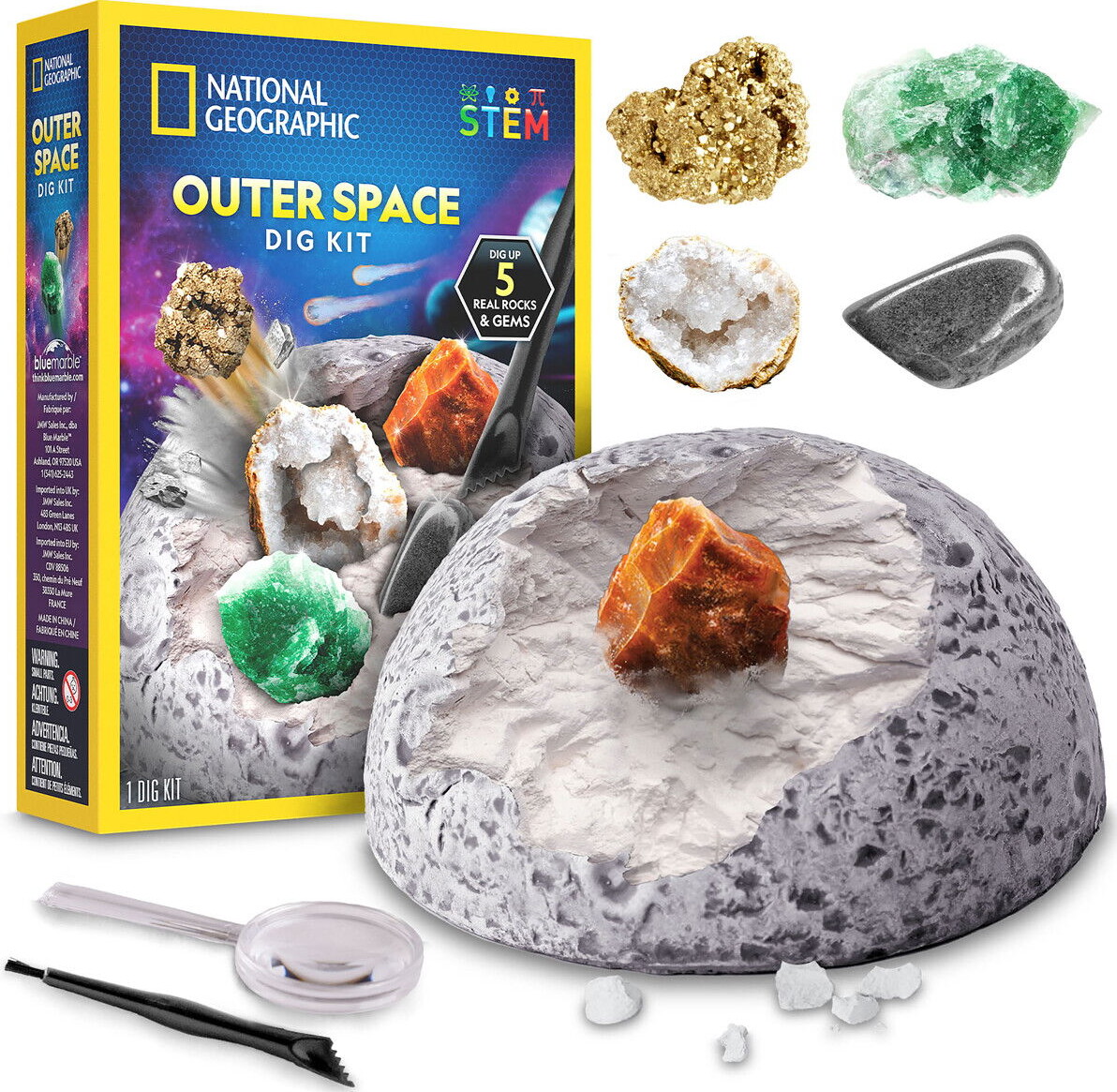National Geographic - Outer Space Dig Kit - Rummet Gravekit