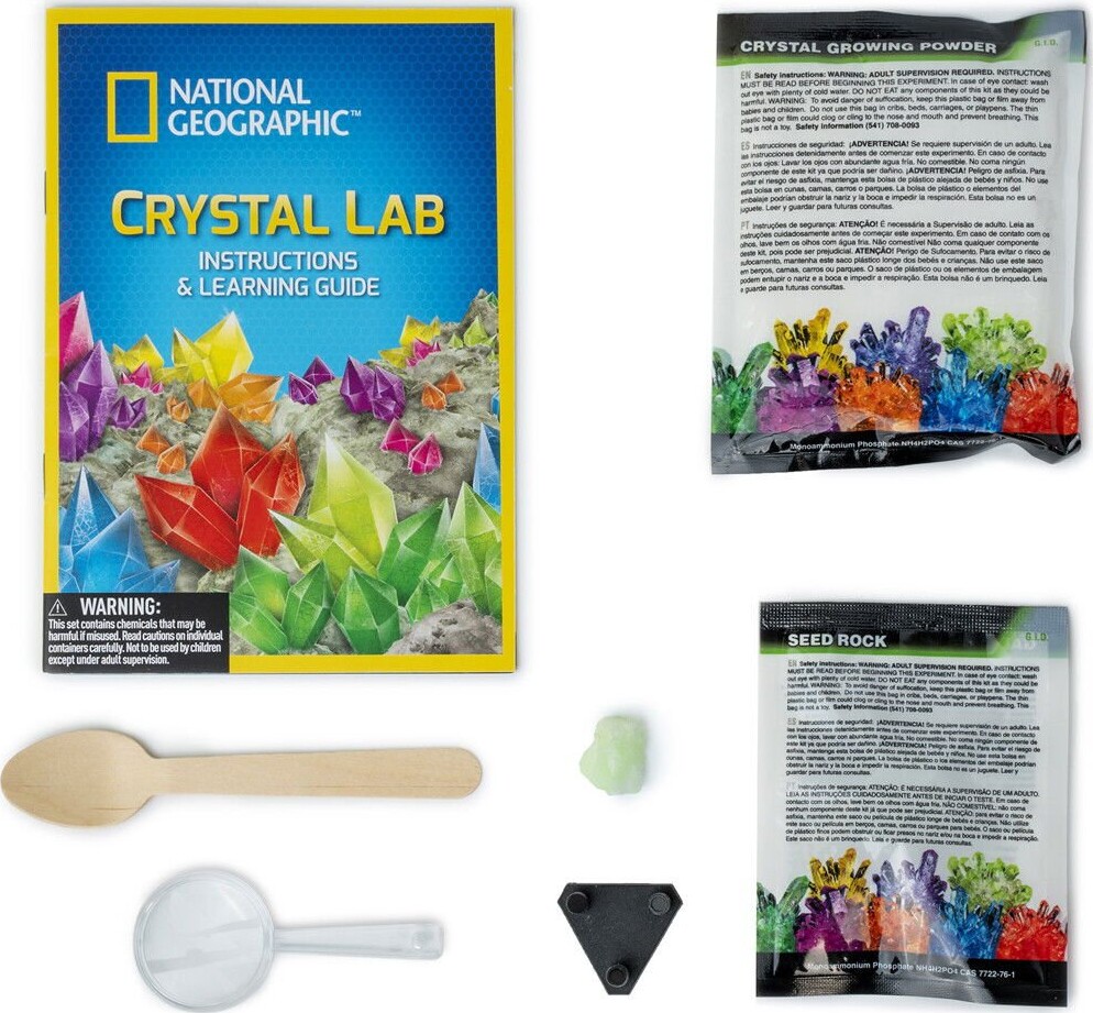 National Geographic - Glow-In-The-Dark Crystal Lab - Krystal Sæt