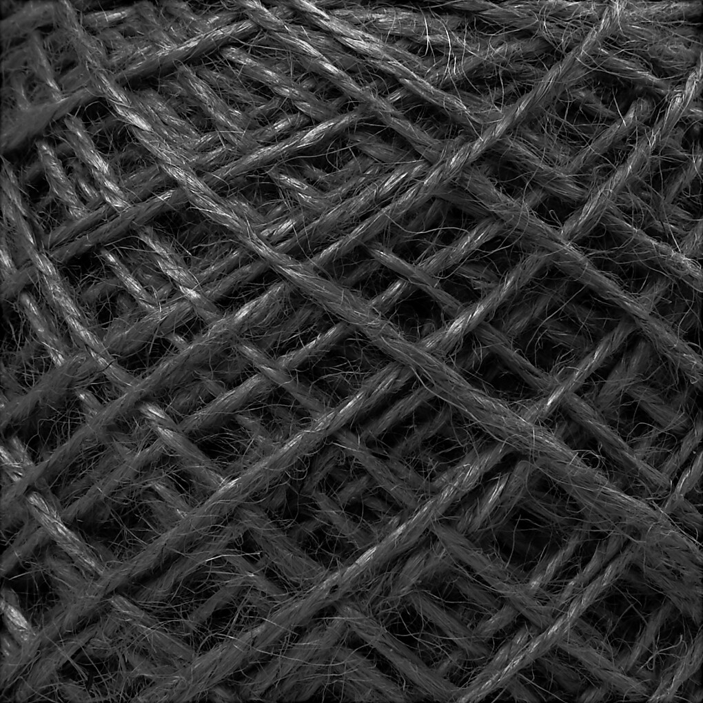 Natursnor - Tykkelse 1-2 Mm - Hamp - Sort - 150 M