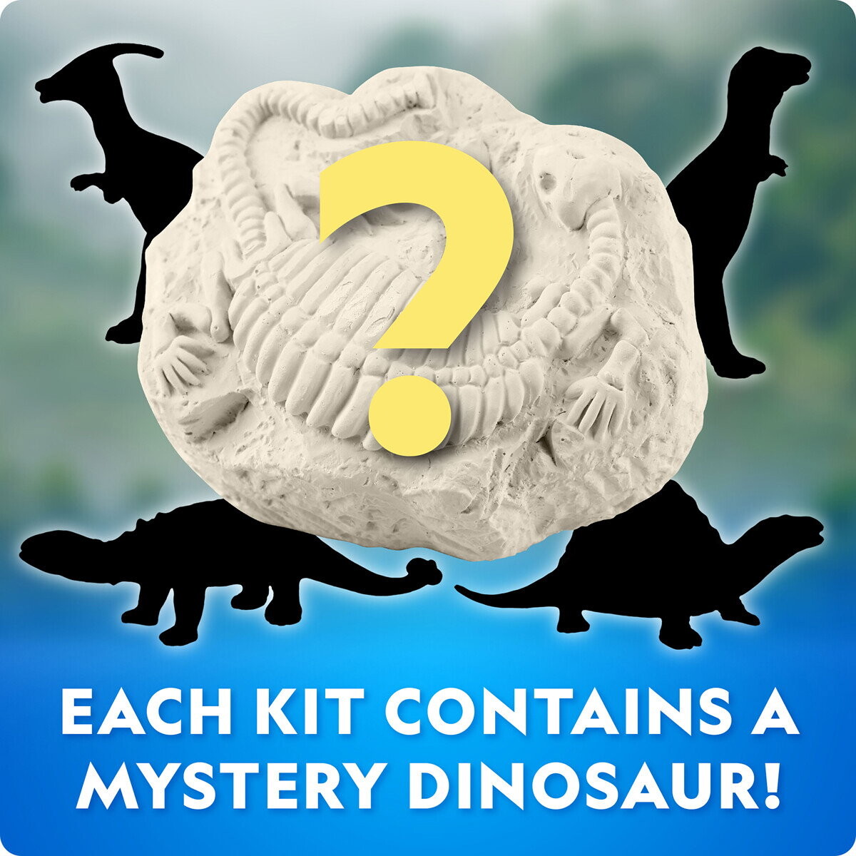 National Geographic - Dinosaur Excavation Kit - Assorteret