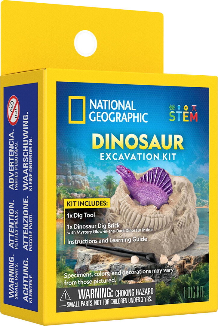National Geographic - Dinosaur Excavation Kit - Assorteret