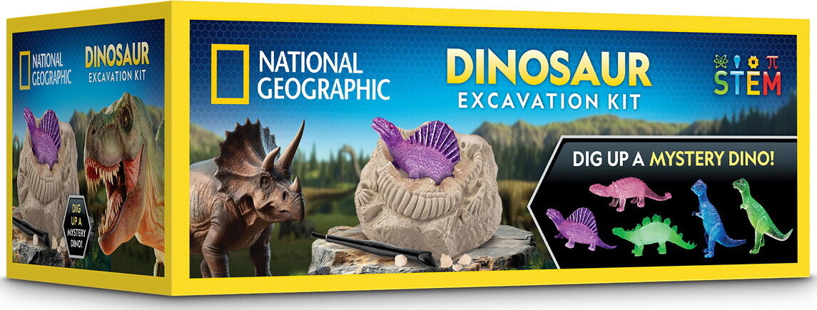 National Geographic - Dinosaur Excavation Kit - Assorteret
