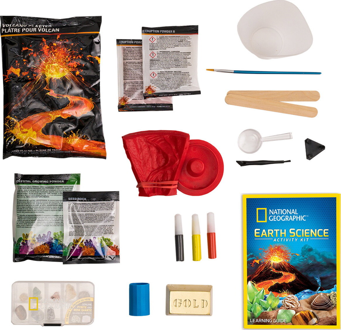 National Geographic - Earth Science Activity Kit - Eksperimentsæt
