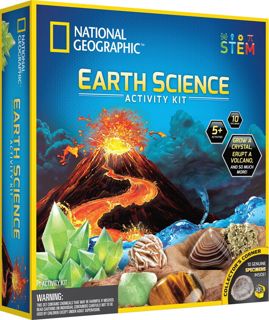 National Geographic - Earth Science Activity Kit - Eksperimentsæt