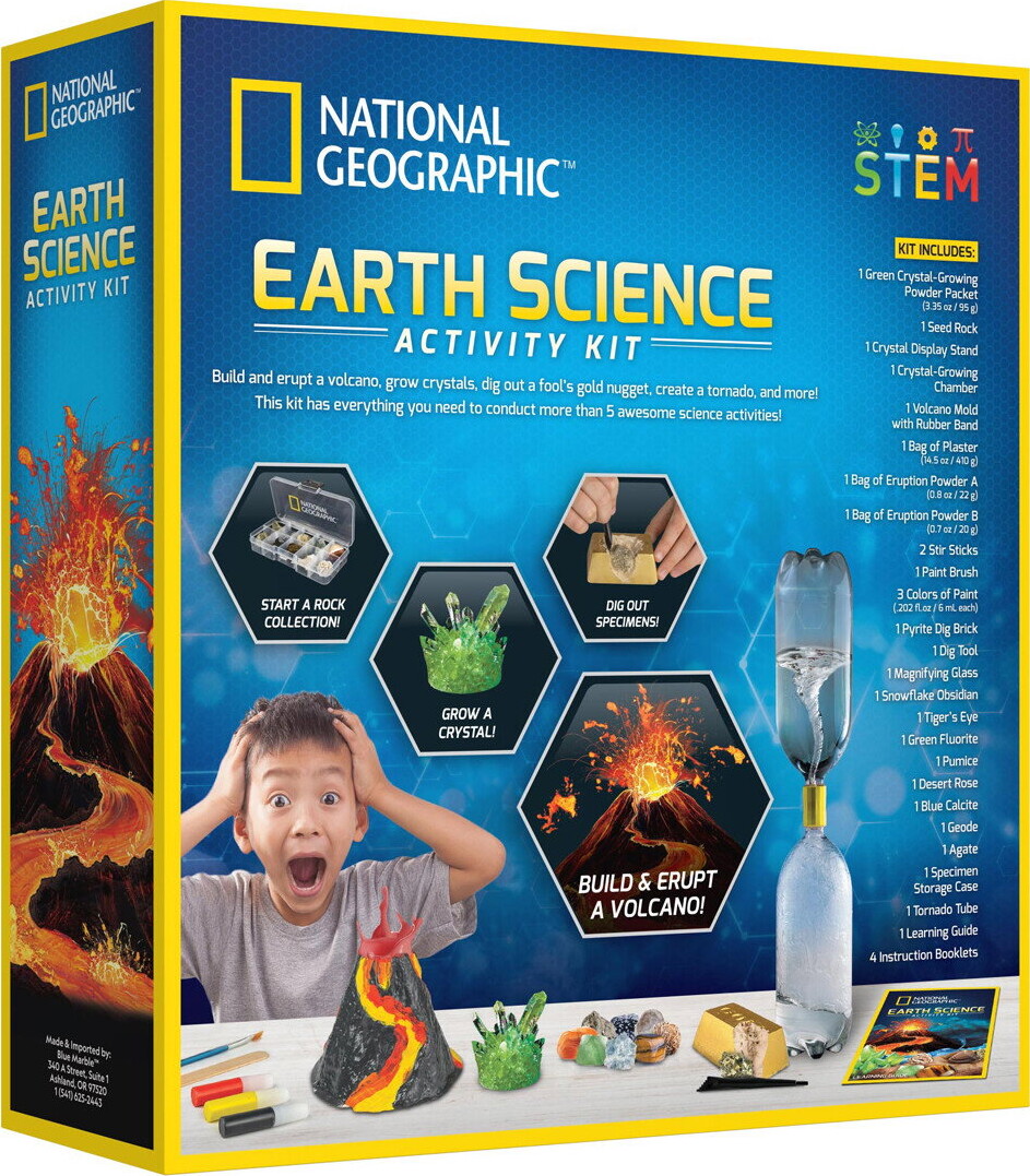 National Geographic - Earth Science Activity Kit - Eksperimentsæt