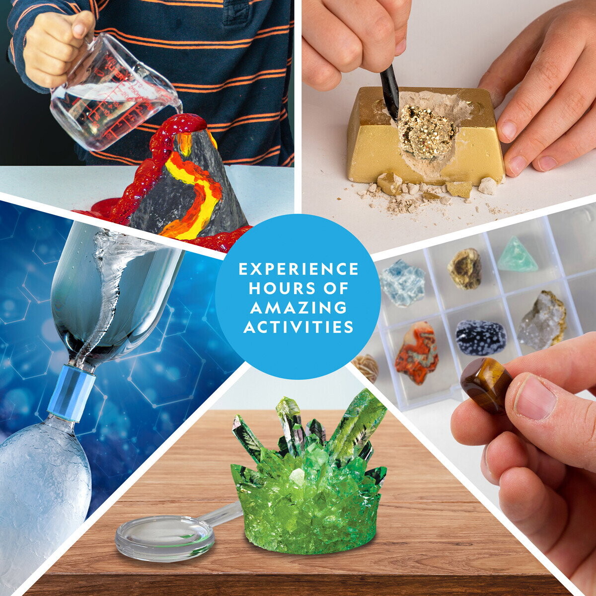 National Geographic - Earth Science Activity Kit - Eksperimentsæt