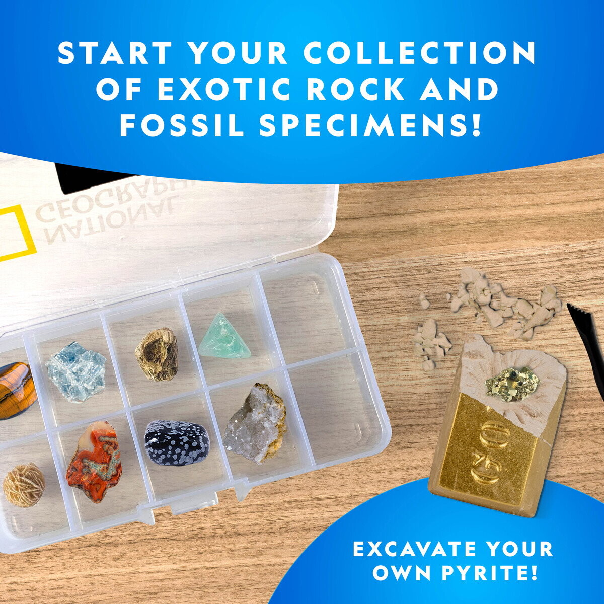 National Geographic - Earth Science Activity Kit - Eksperimentsæt
