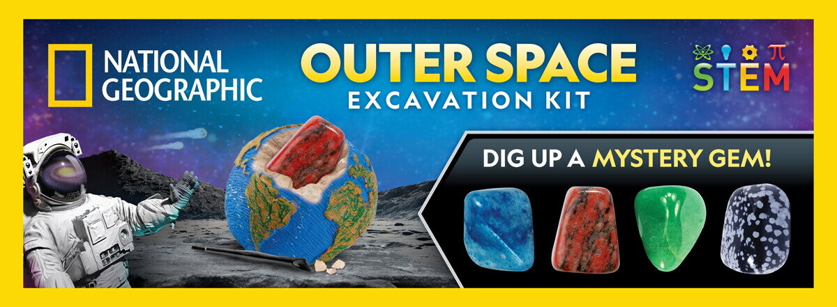 National Geographic - Outer Space Excavation Kit - Udgravningssæt