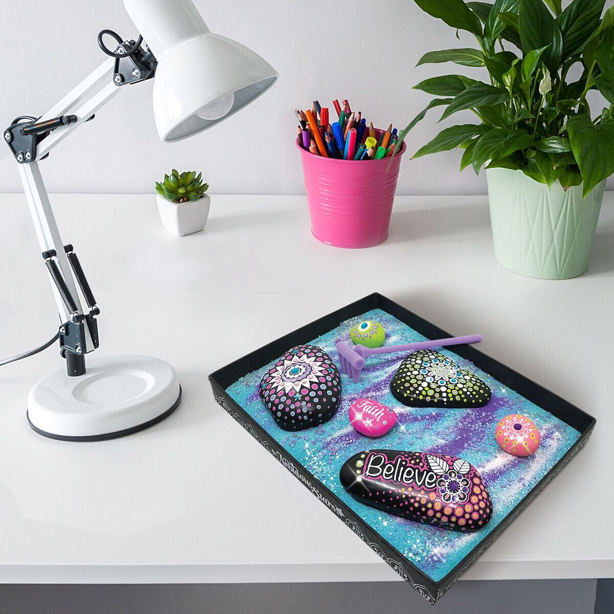 Nebulous Stars - Cosmic Zen Garden Kreativt Sæt - Lyser I Mørket