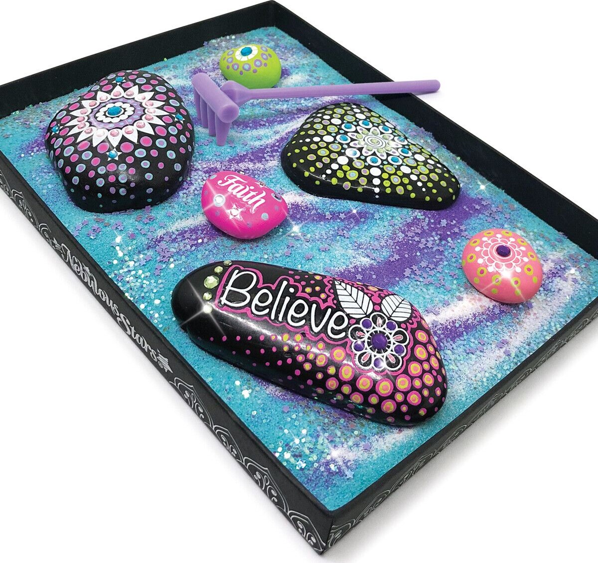 Nebulous Stars - Cosmic Zen Garden Kreativt Sæt - Lyser I Mørket