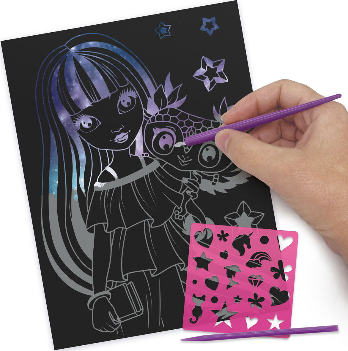 Nebulous Star - S Scratch Sketch