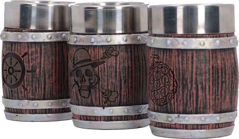 Nemesis - One Piece - Barrel Shot Glass Set Gift Box - Set Of 4