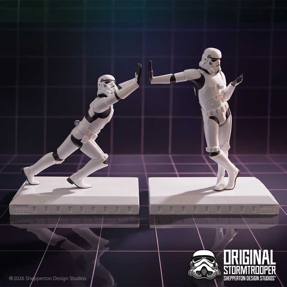 Nemesis - Stormtrooper Working Hard Hardly Working Bookends