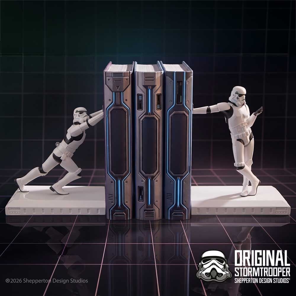 Nemesis - Stormtrooper Working Hard Hardly Working Bookends