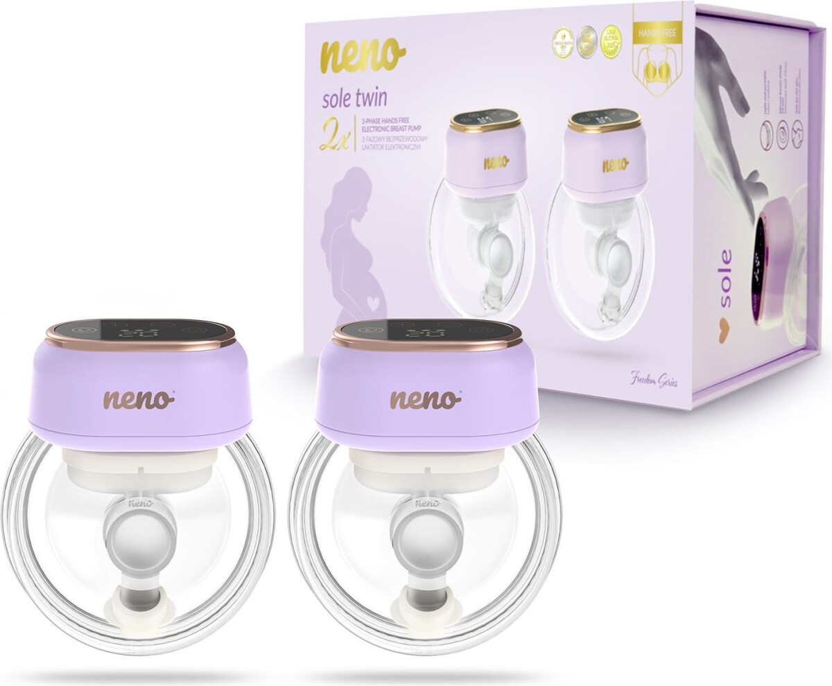 Neno - Brystpumpe Elektrisk Håndfri - Sole Twin - Compact