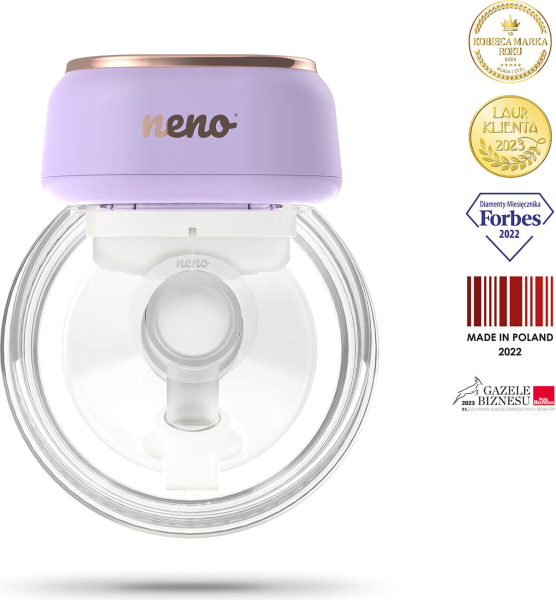 Neno - Brystpumpe Sole Håndfri - 24 Mm Breast Shield - Optional 20 Mm Size