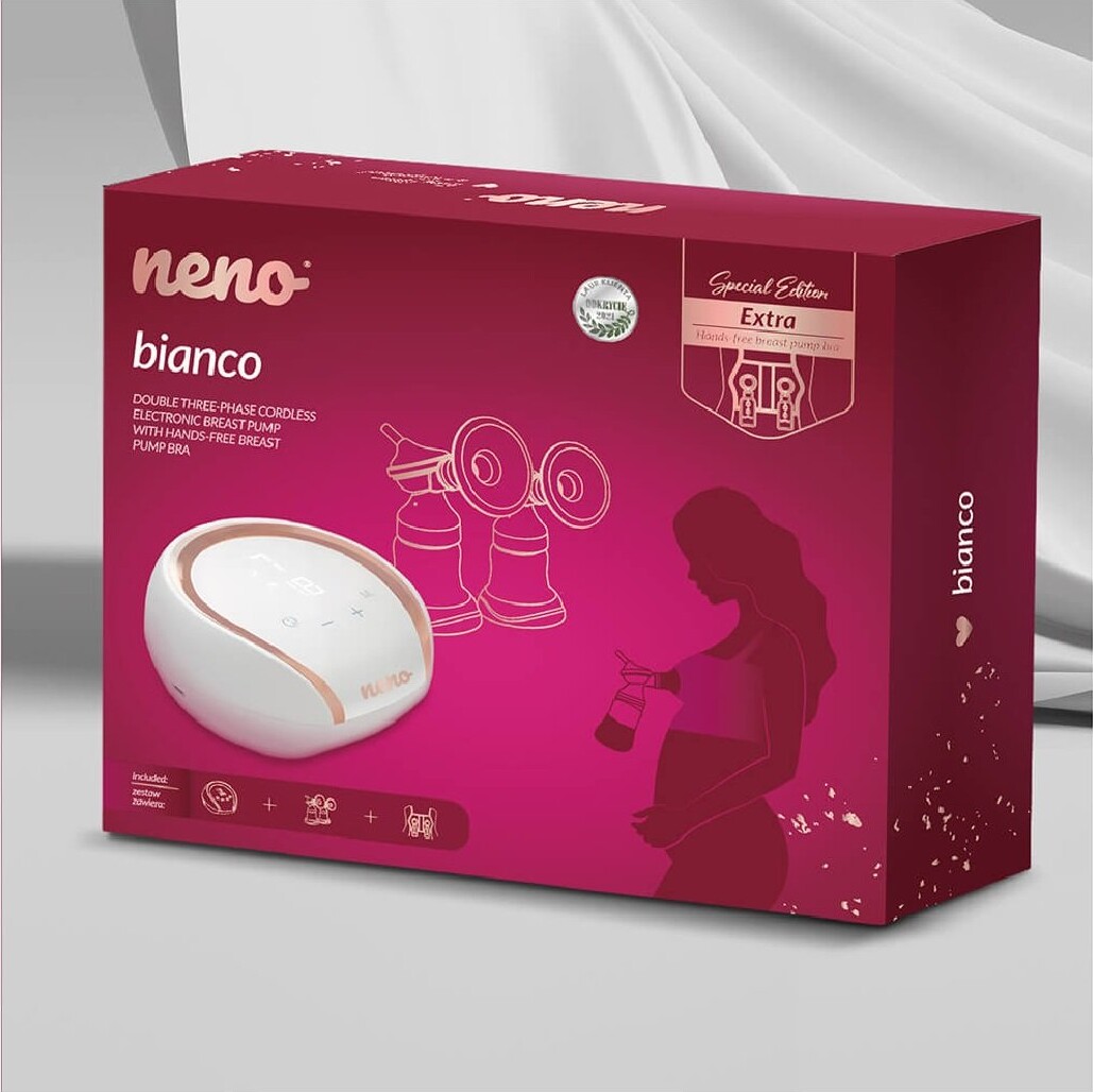 Neno - Elektrisk Brystpumpe Bianco Sæt