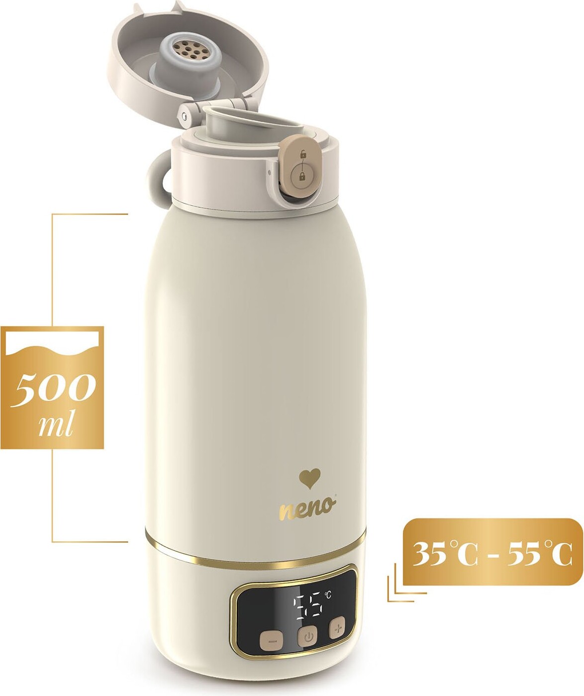 Neno - Varmeflaske Savia - 8X8X228 Cm