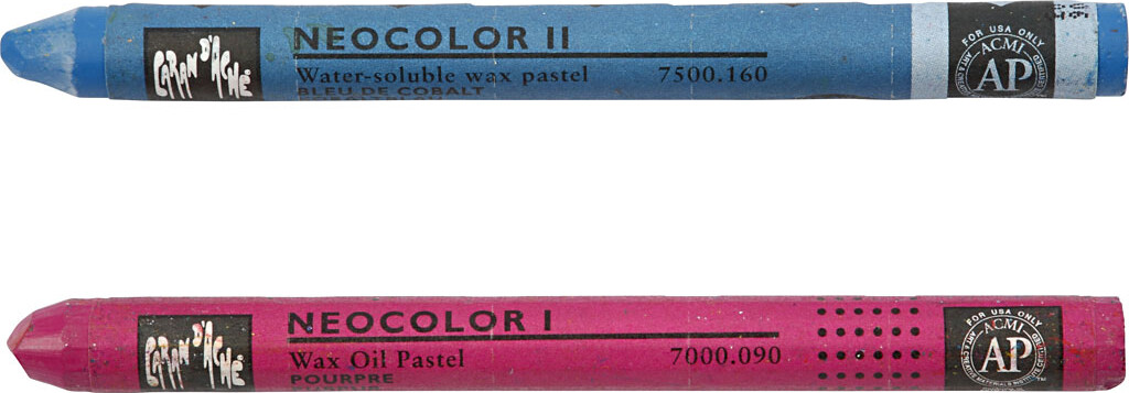 Neocolor I - Pastelkridt - L 10 Cm - 8 Mm - Flere Farver - 10 Stk