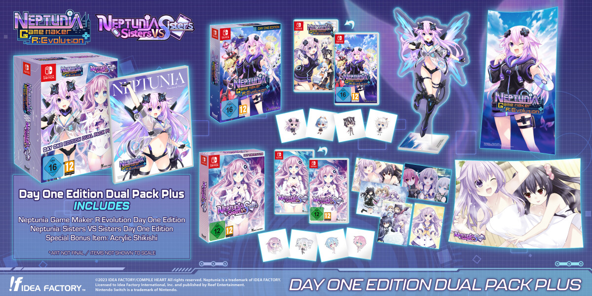 Neptunia Game Maker R Evolution Neptunia Sisters Vs Sisters Day One Edition