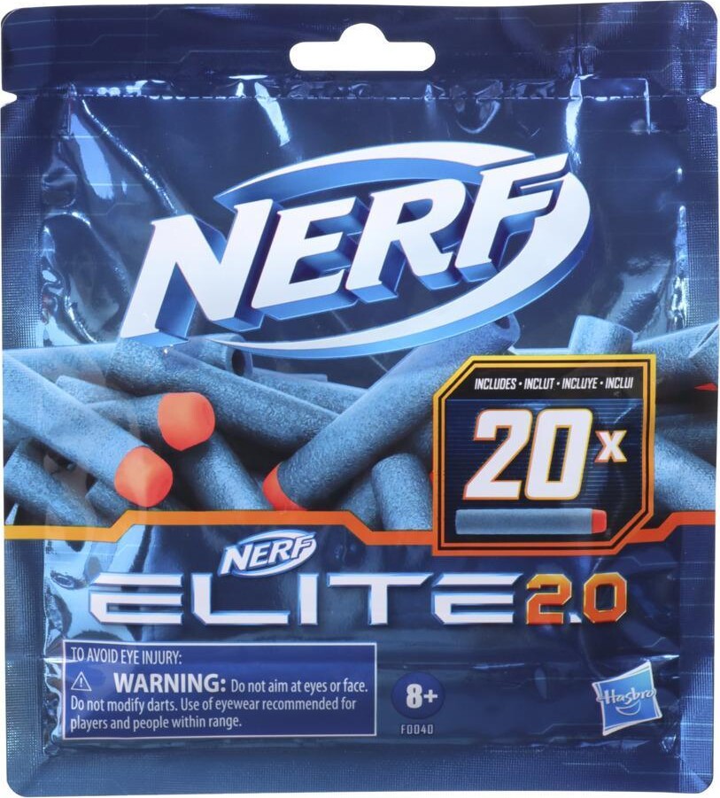 Nerf - Elite 2.0 Darts - 20 Skumpile | tilbud køb på Gucca.dk