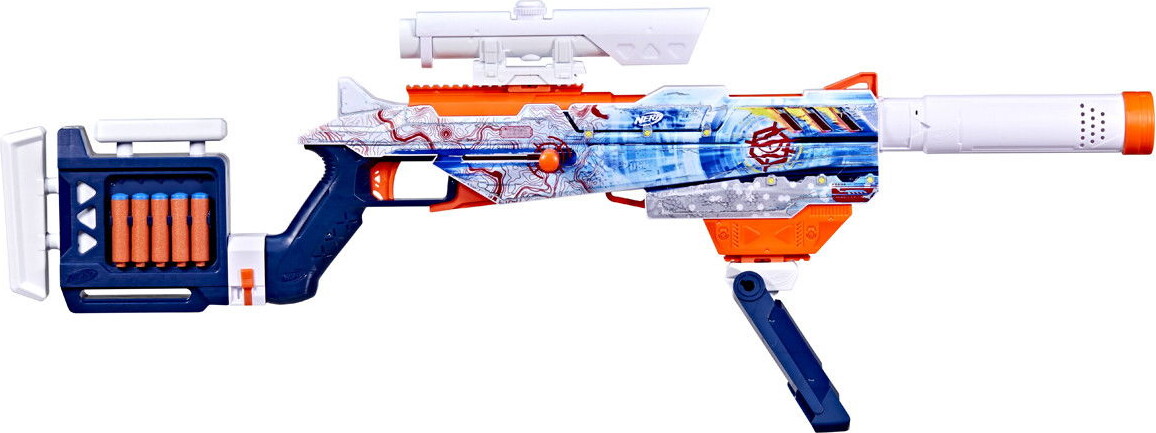Nerf - Loadout Arctic Zerostriker Blaster Med Skud - Hasbro G1763
