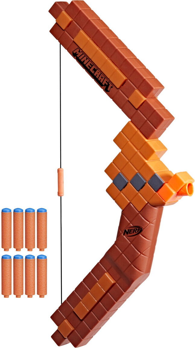 Nerf - Minecraft Bue Og 8 Skud - Hasbro G1120