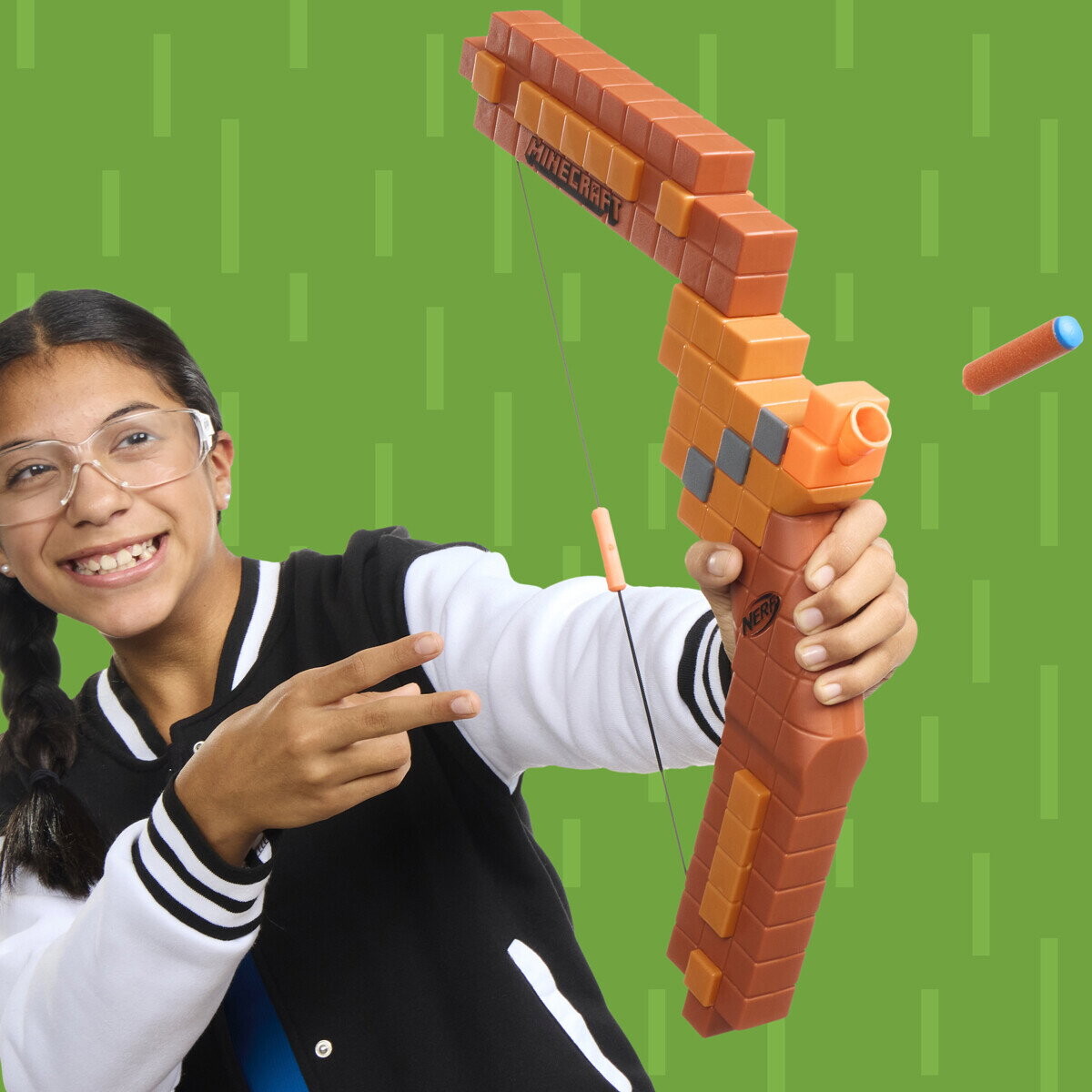 Nerf - Minecraft Bue Og 8 Skud - Hasbro G1120