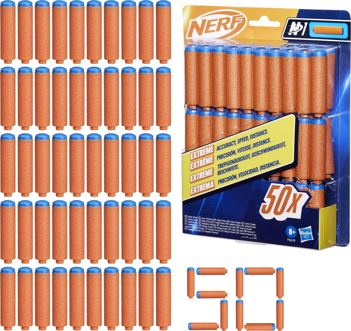 Nerf - N1 Dart Refill - 50 Skud - F8639