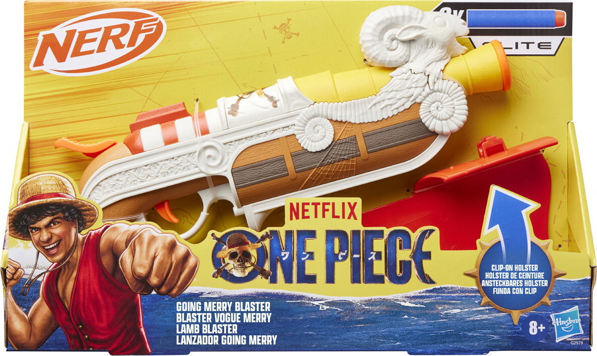 Nerf - One Piece Going Merry Blaster - 8 Skud - Hasbro G2979